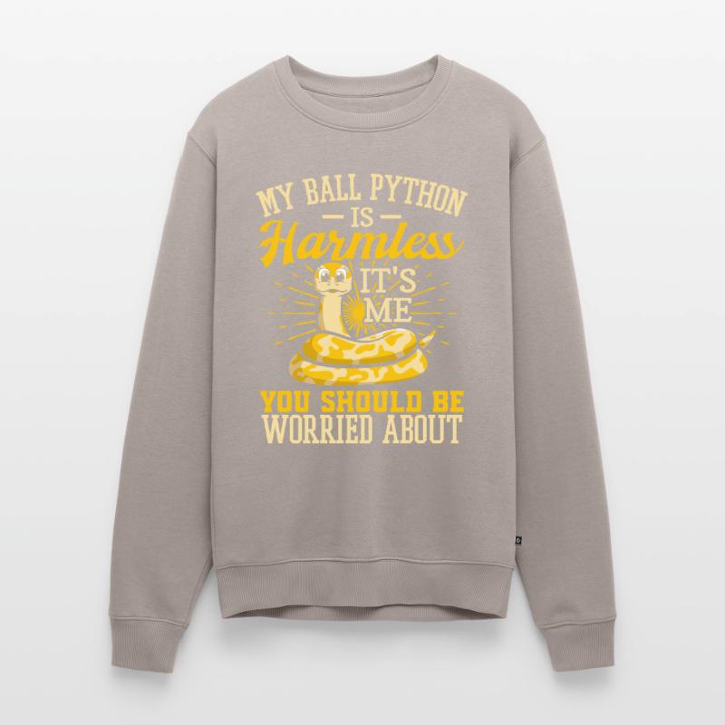 Königspython Schlange Python Männer Premium Bio Pullover