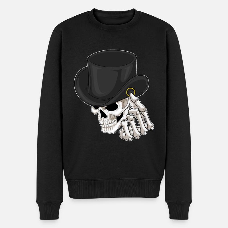Bague de mariage Skull Groom - Pull Premium bio Homme - noir
