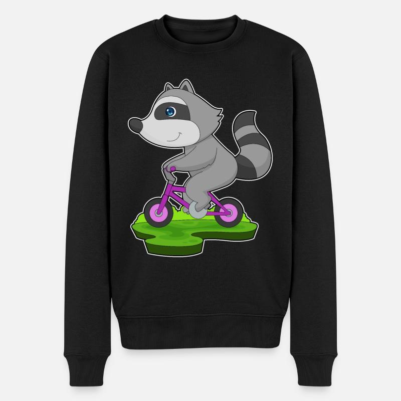 Vélo raton laveur - Pull Premium bio Homme - noir