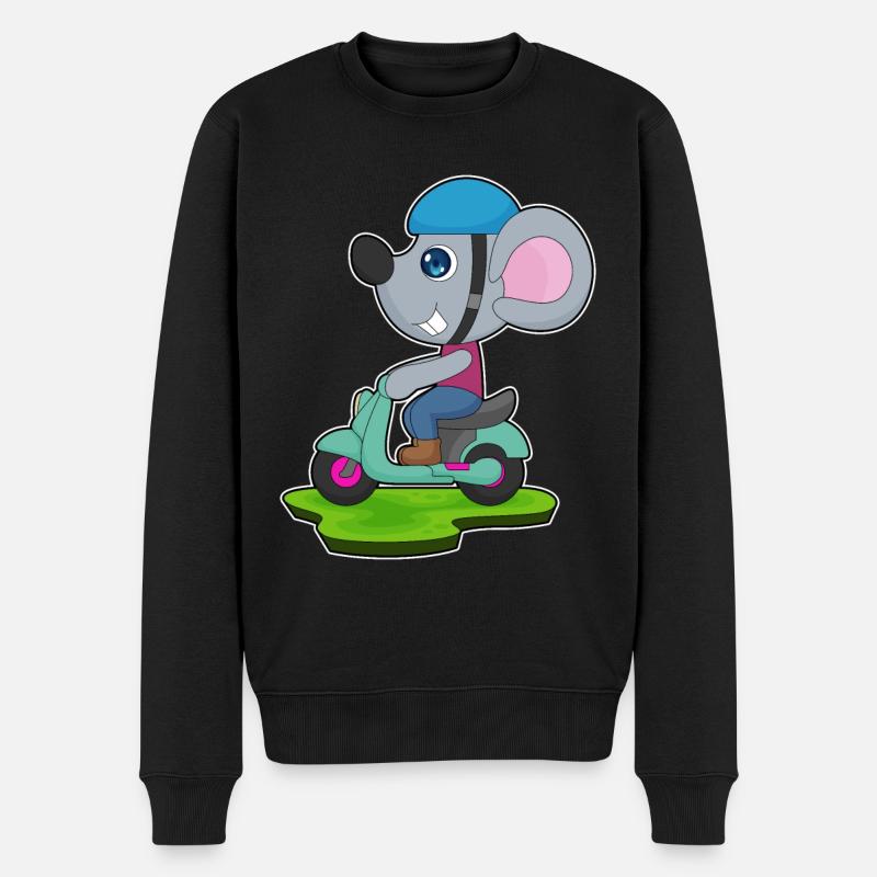 Souris Moto - Pull Premium bio Homme - noir