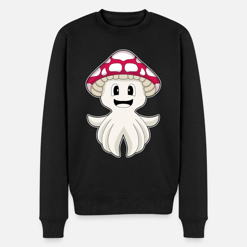 Champignon poulpe - Pull Premium bio Homme - noir