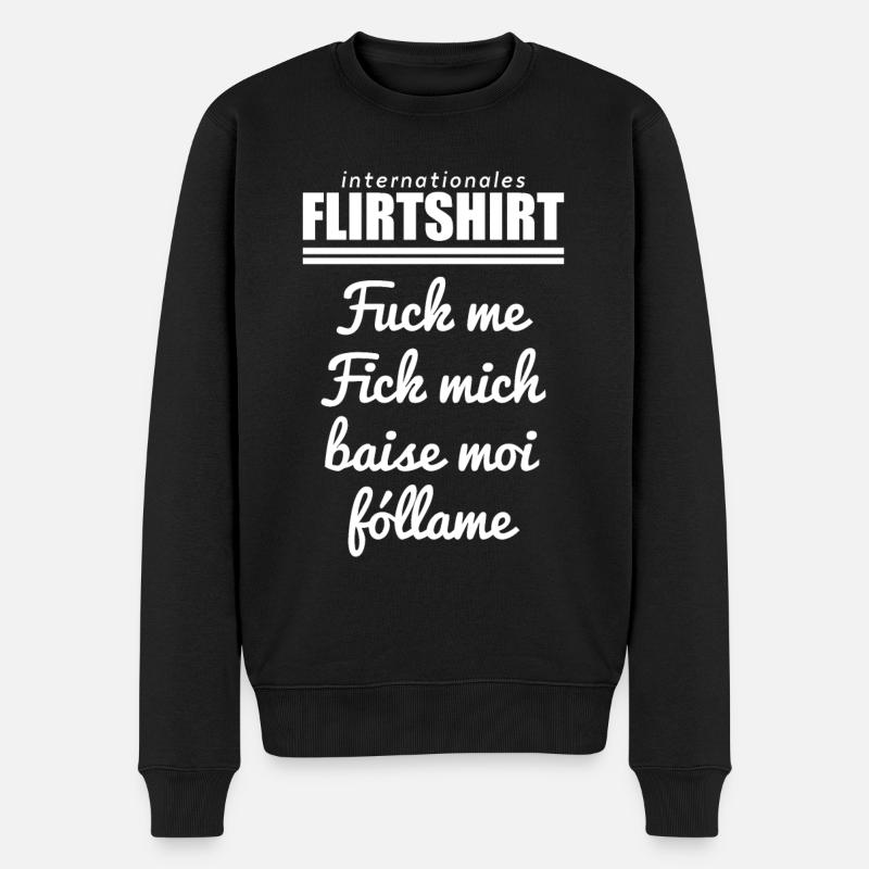 International Flirt Chemise Baise-moi Baise-moi - Pull Premium bio Homme - noir