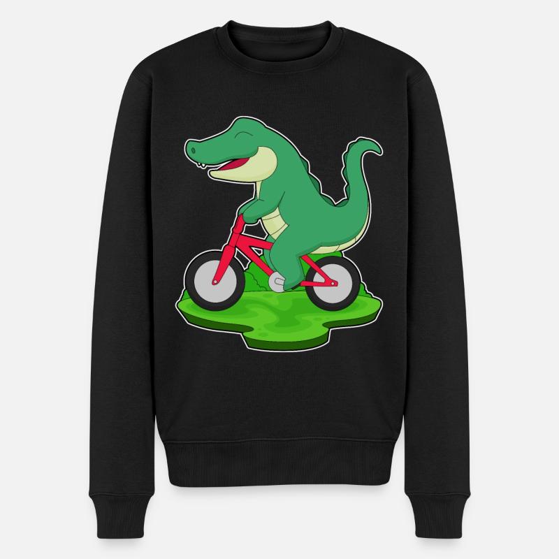 Vélo crocodile - Pull Premium bio Homme - noir