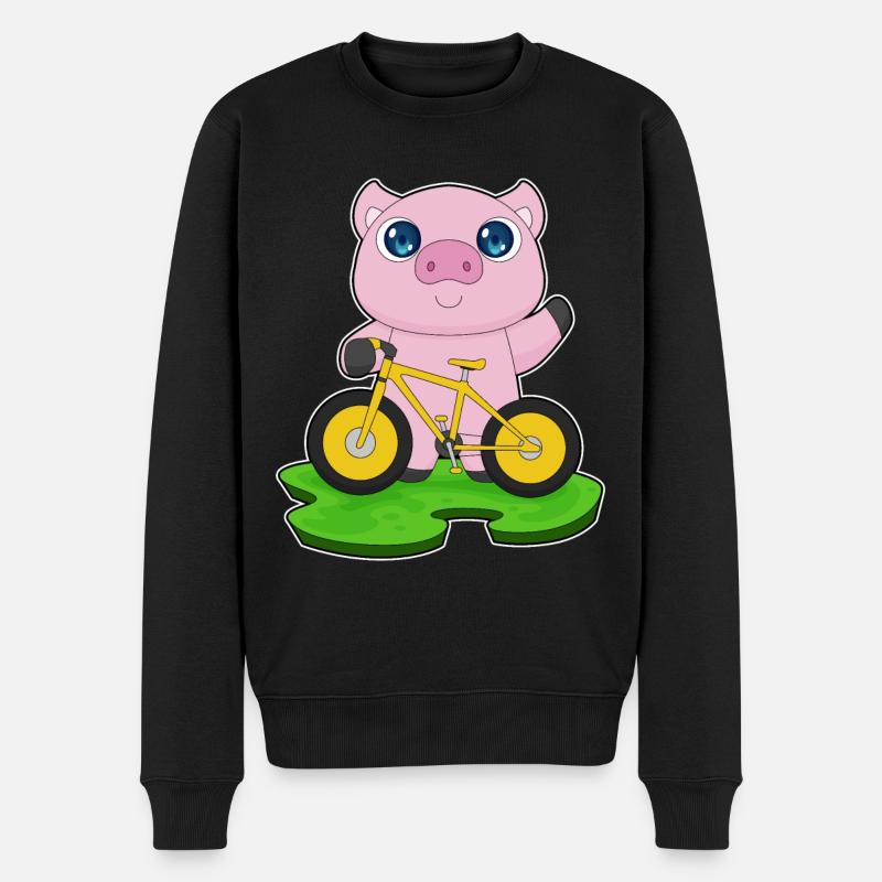Vélo de cochon - Pull Premium bio Homme - noir