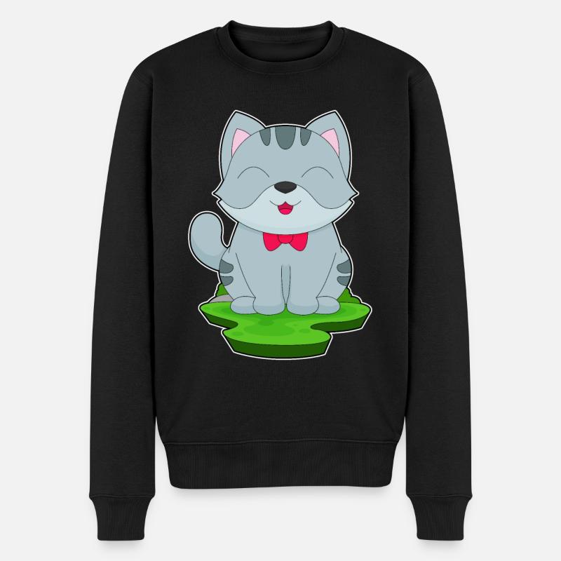 Arc de chat - Pull Premium bio Homme - noir