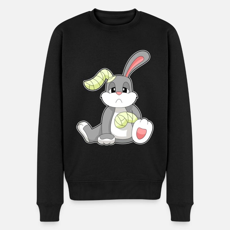 Bandage de lapin - Pull Premium bio Homme - noir