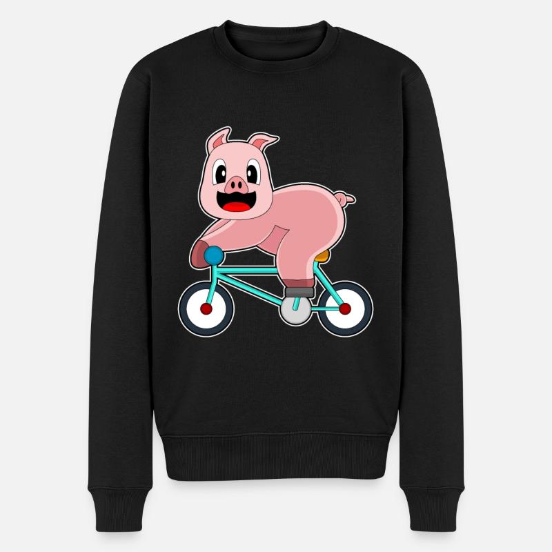 Vélo de cochon - Pull Premium bio Homme - noir
