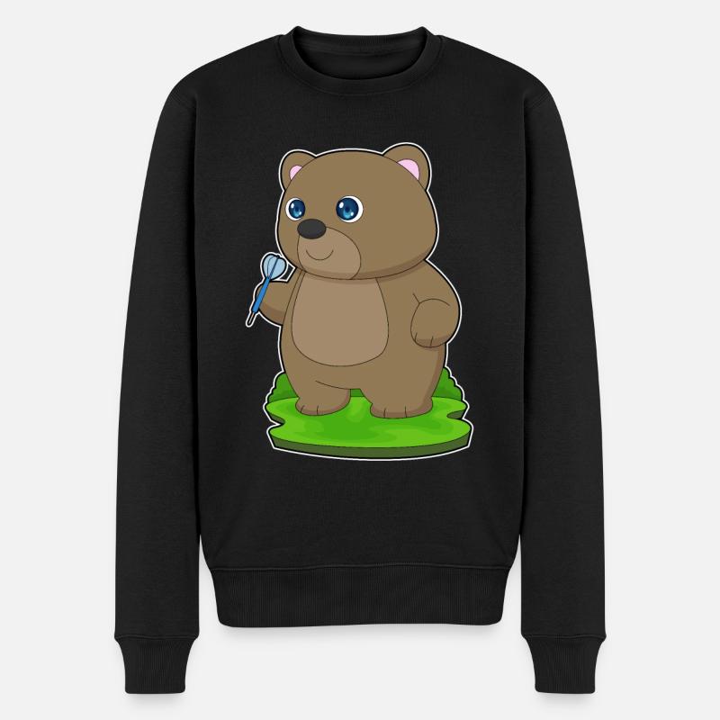 Fléchette d’ours - Pull Premium bio Homme - noir