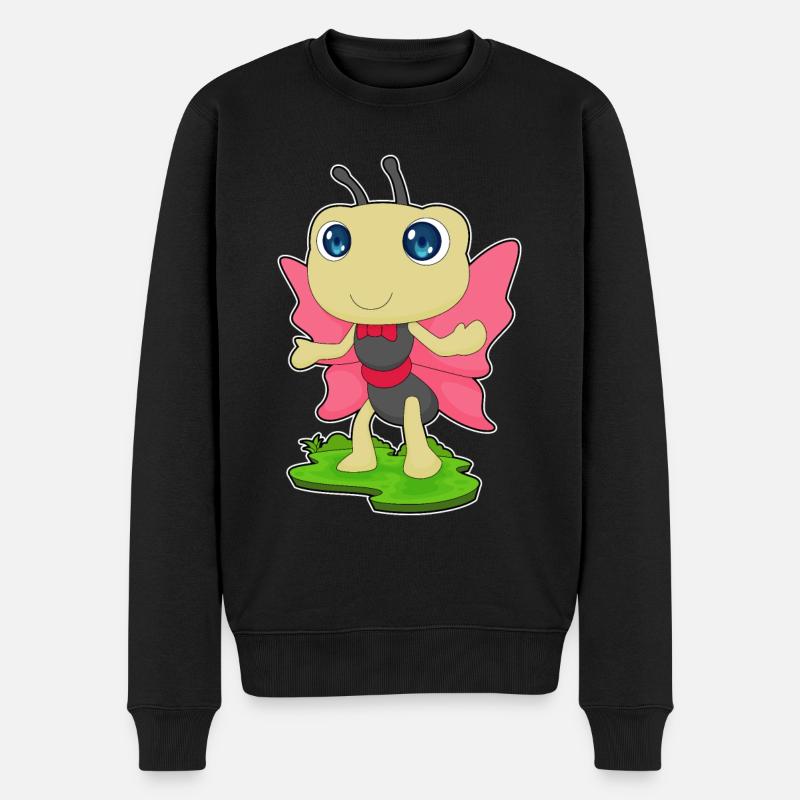 Noeud papillon - Pull Premium bio Homme - noir