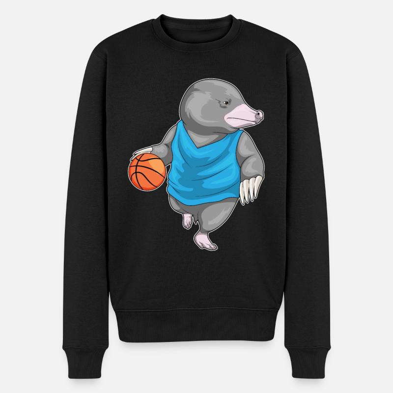 Taupe Basketteur Basketteur - Pull Premium bio Homme - noir