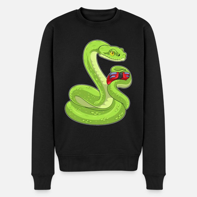 Manette Snake Gamer - Pull Premium bio Homme - noir