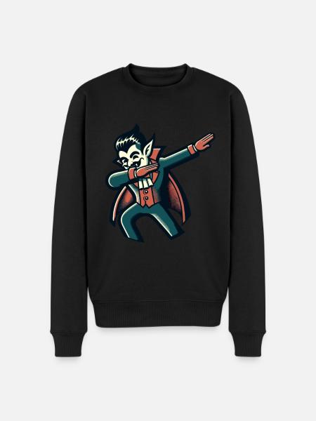 Dabbing vampire Drôle Dabbing Design - Pull Premium bio Homme - noir