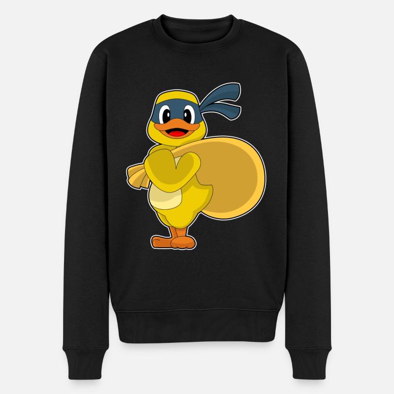 Sac de bandit canard - Pull Premium bio Homme - noir