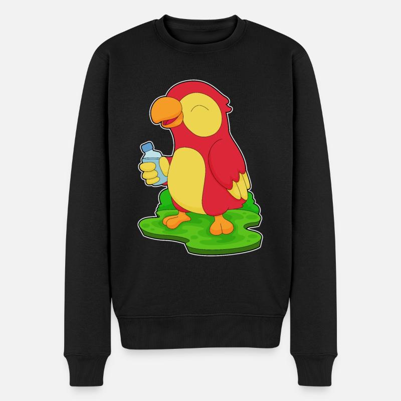 Bouteille d’eau Parrot - Pull Premium bio Homme - noir