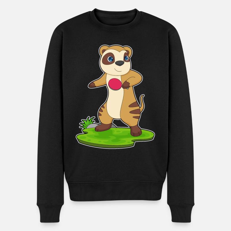 Raquette de ping-pong Meerkat - Pull Premium bio Homme - noir