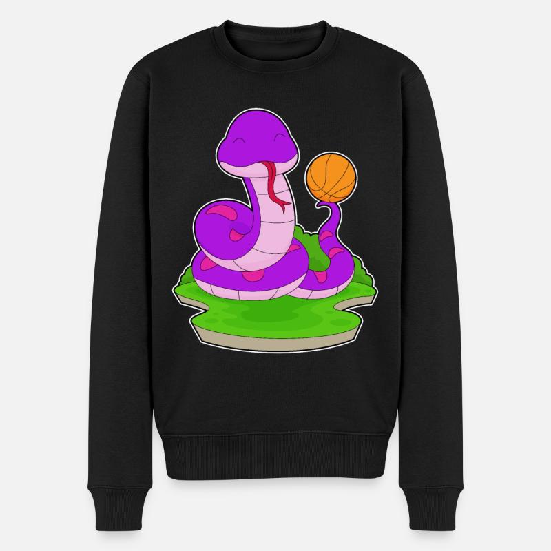 Serpent Basketteur Basketteur - Pull Premium bio Homme - noir