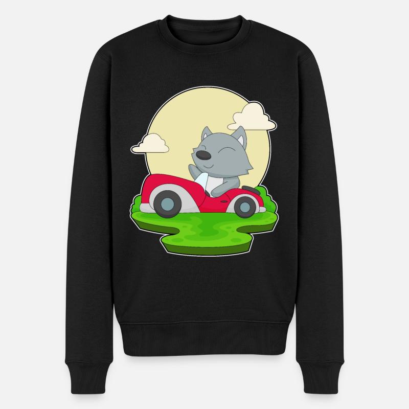 Voiture Cat - Pull Premium bio Homme - noir