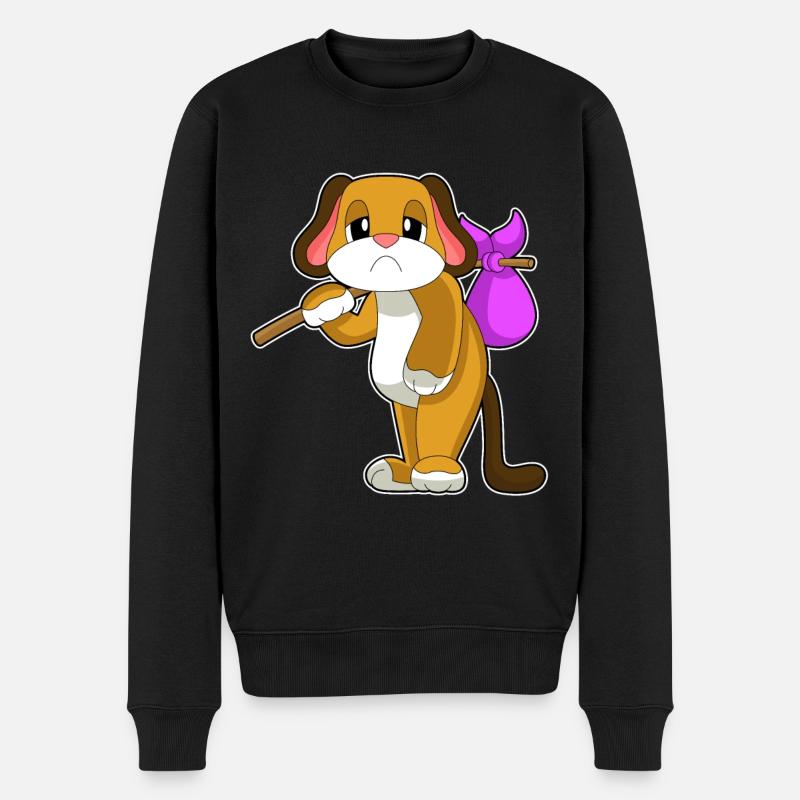 Chien sans abri - Pull Premium bio Homme - noir