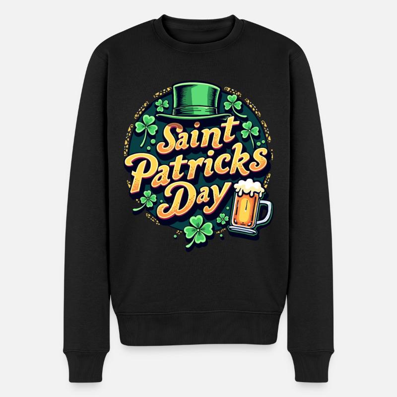 Bière de la Saint-Patrick - Pull Premium bio Homme - noir