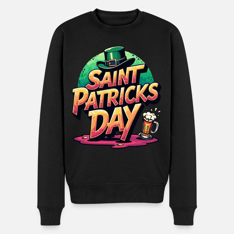 Bière de la Saint-Patrick - Pull Premium bio Homme - noir