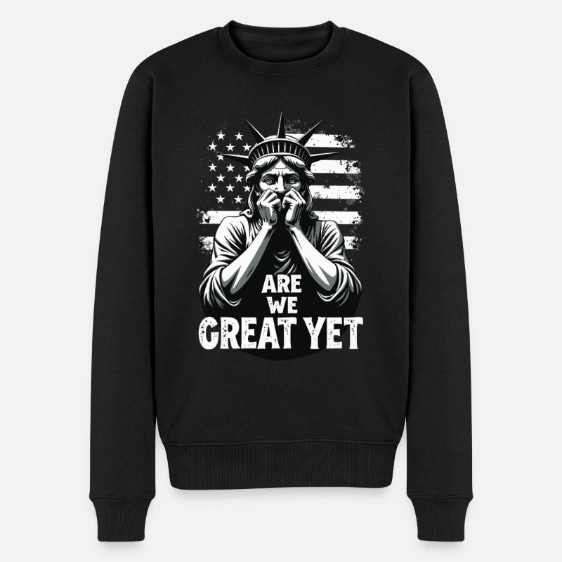 Sommes-nous encore grands Statue de la Liberté  Amérique États-Unis - Pull Premium bio Homme - noir