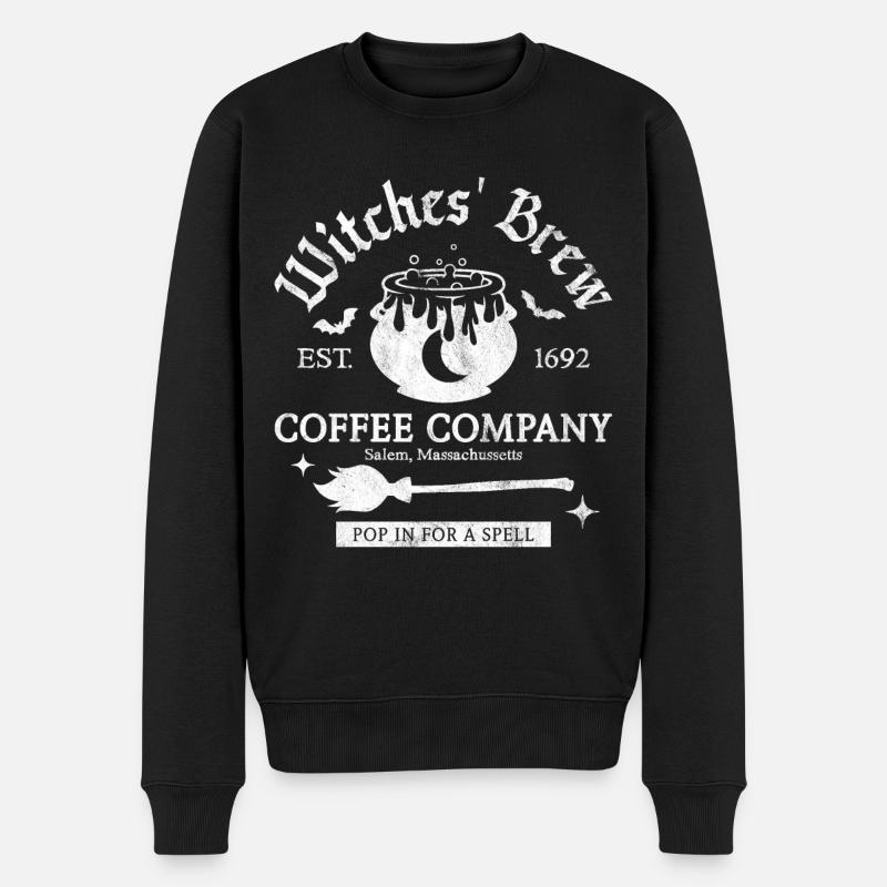 Hexengebräu - Männer Premium Bio Pullover - Schwarz
