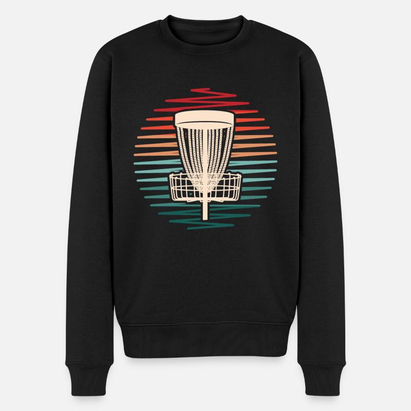 Disc Golf Discgolf Frisbees Discgolfer - Männer Premium Bio Pullover - Schwarz