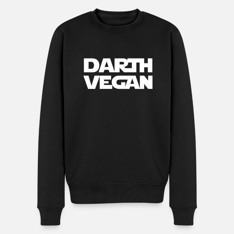 Darth Vegan Vader Star - Men's Premium Organic Jumper - black