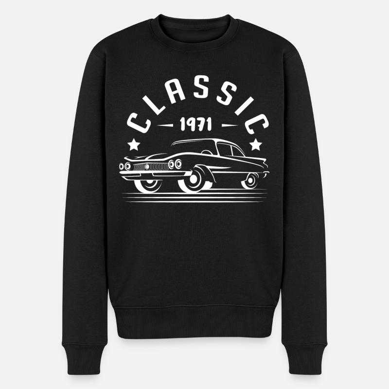classic 1971 made in 1971 - Pull Premium bio Homme - noir