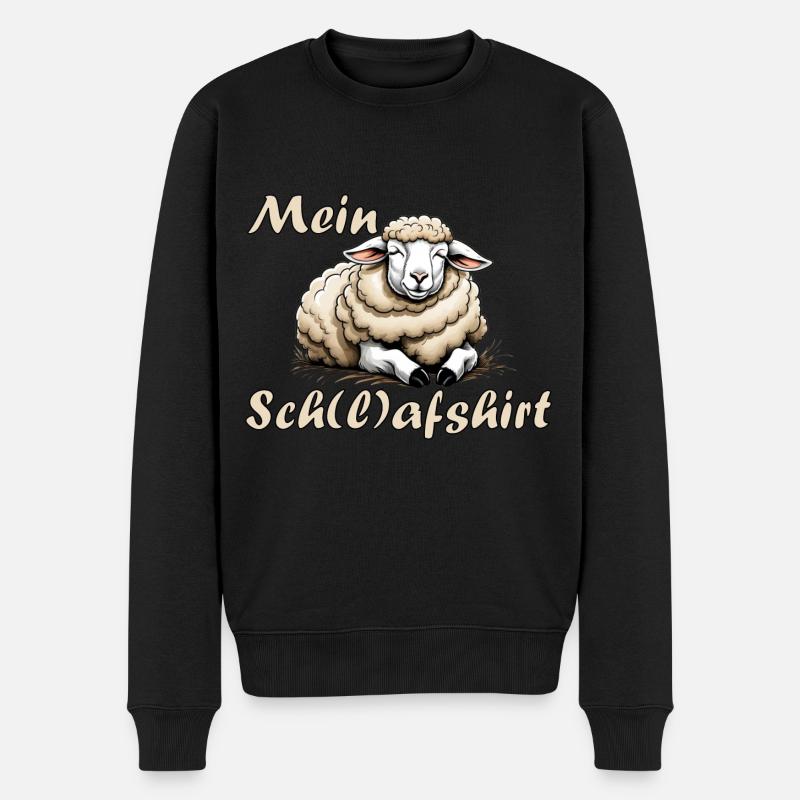 Ma chemise de nuit - Pull Premium bio Homme - noir