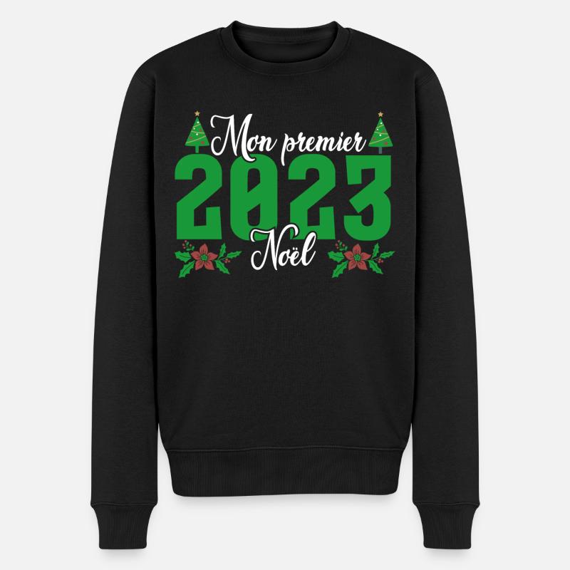 Mon Premier Noel 2023 - Pull Premium bio Homme - noir