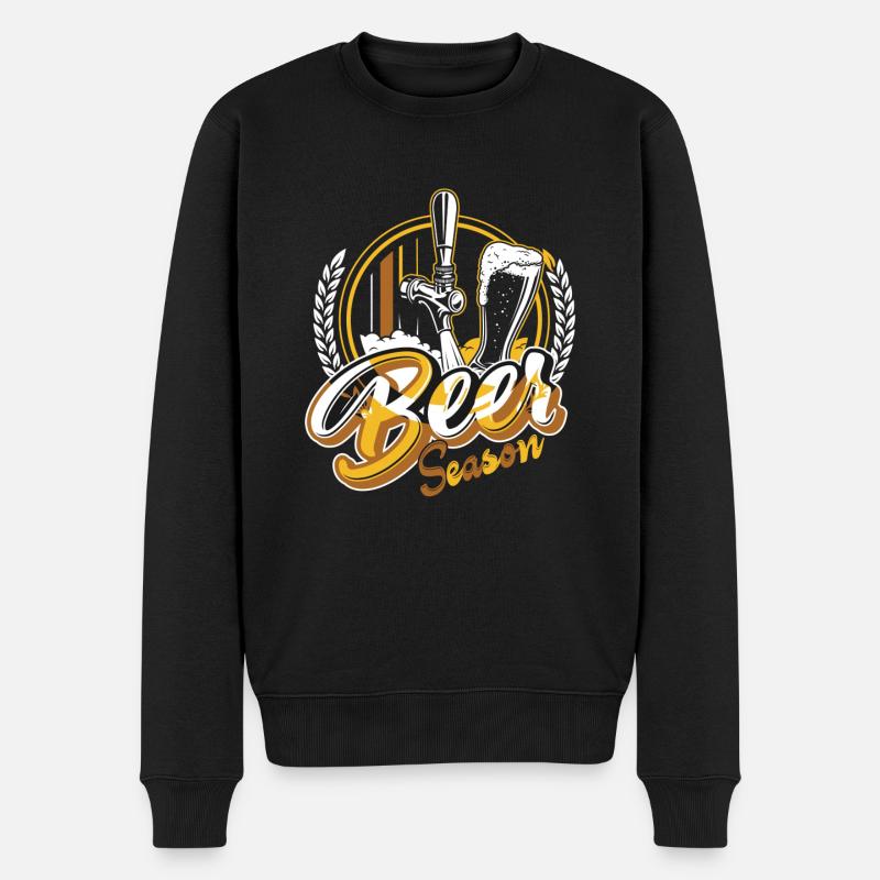 Beer season - Pull Premium bio Homme - noir