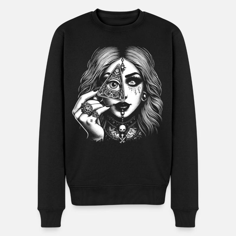 Ouija - Pull Premium bio Homme - noir