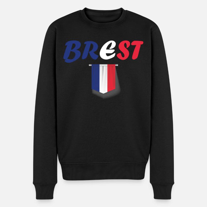 Brest - Pull Premium bio Homme - noir