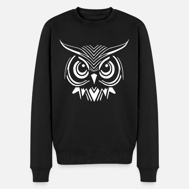 Hiboux Hiboux - Pull Premium bio Homme - noir