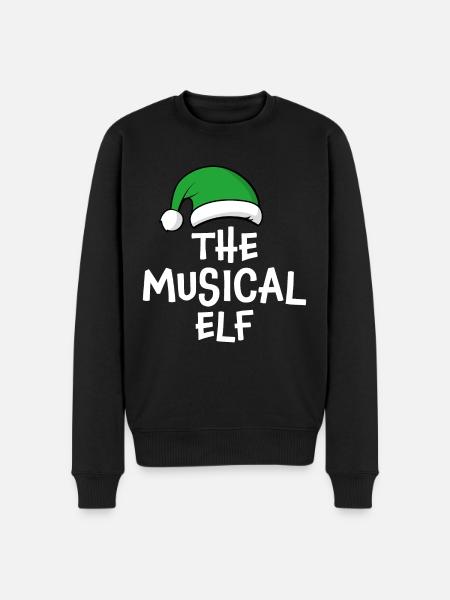 L’elfe musical - Pull Premium bio Homme - noir