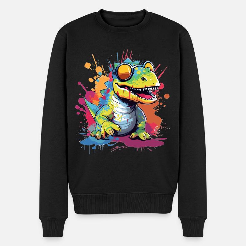 Dino - Pull Premium bio Homme - noir