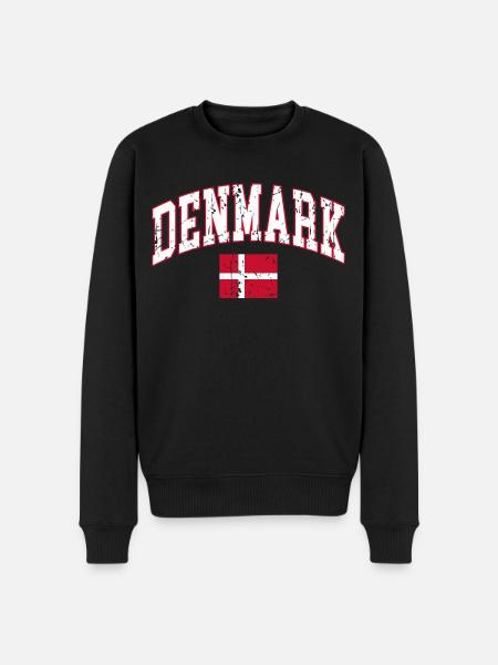 Danemark drapeau Danemark - Pull Premium bio Homme - noir