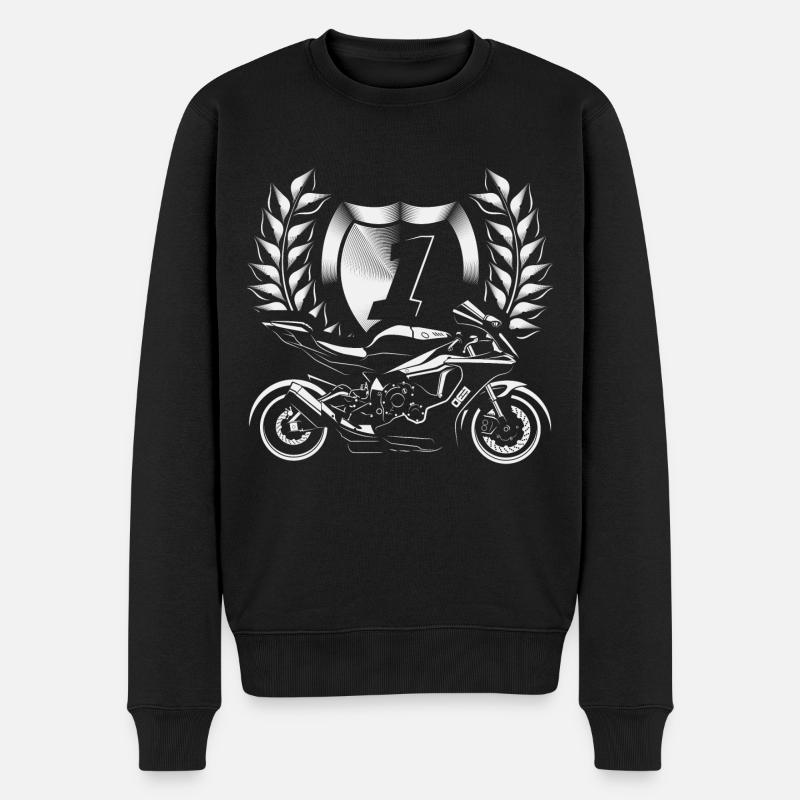 course One - Pull Premium bio Homme - noir