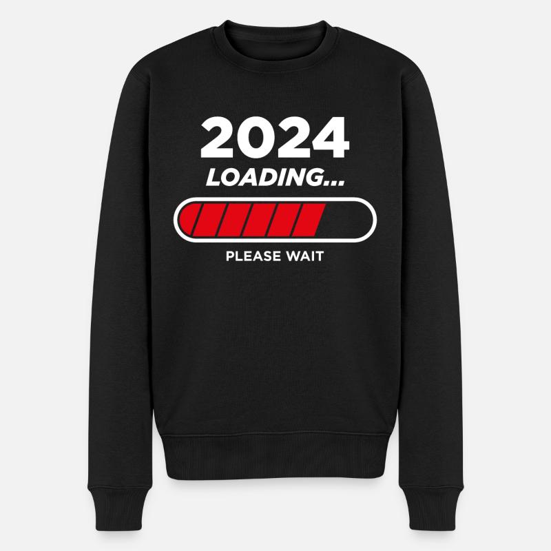 2024 Wird geladen - Männer Premium Bio Pullover - Schwarz