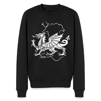 Dragon gallois rustique - Pull Premium bio Homme - noir - Devant - Nico (187cm)