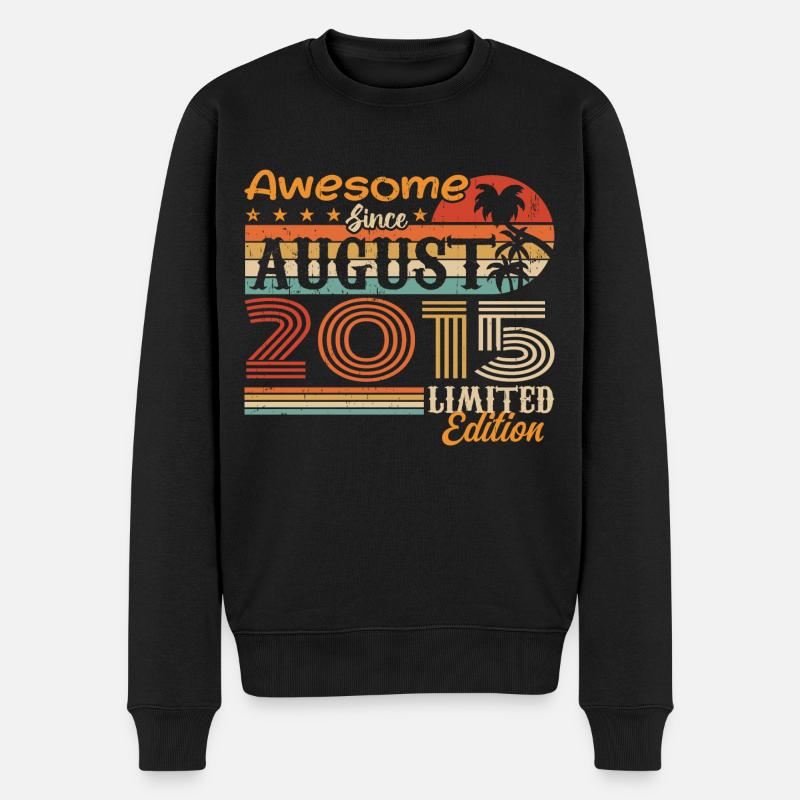 2015 August Geschenkidee August 2015 - Männer Premium Bio Pullover - Schwarz