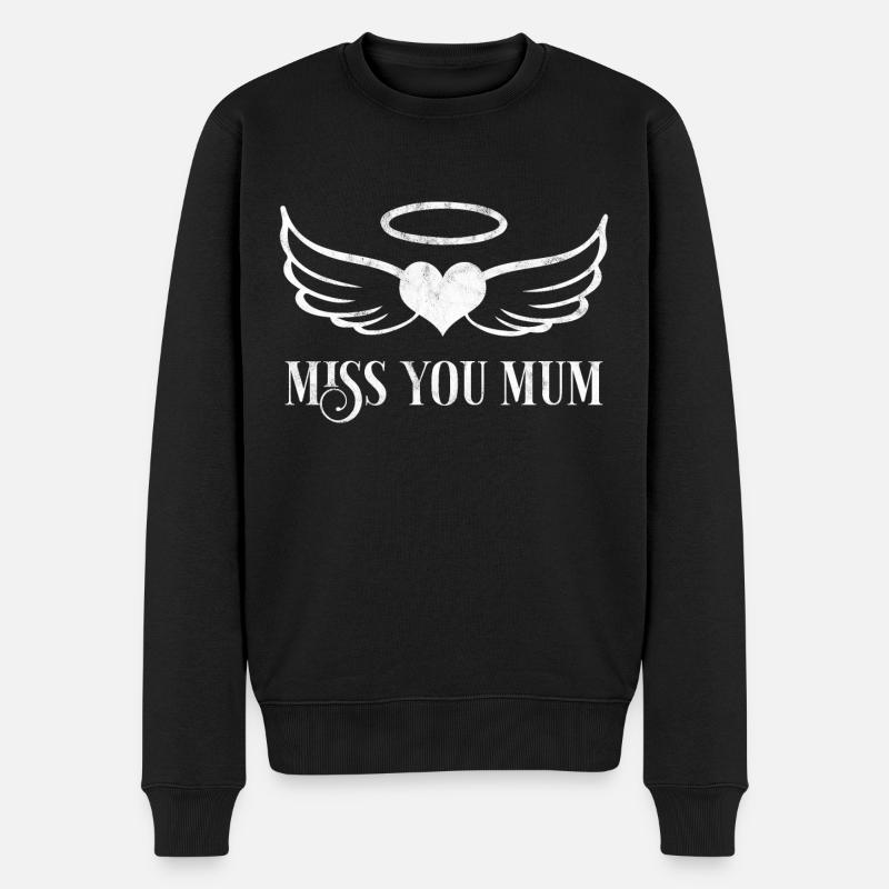Tu me manques maman - Pull Premium bio Homme - noir