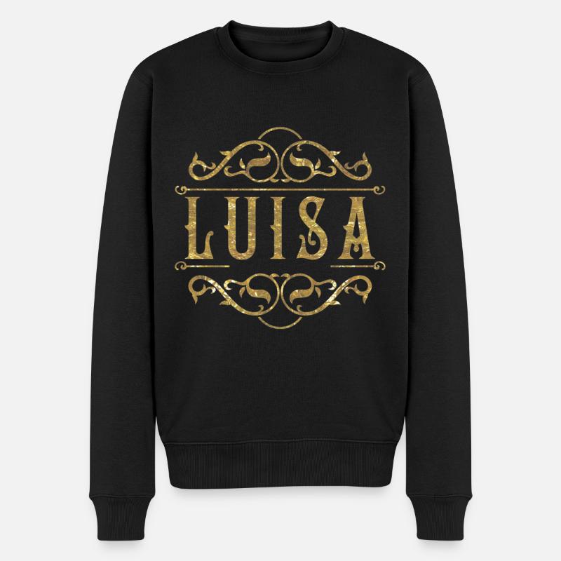 Luisa or - Pull Premium bio Homme - noir