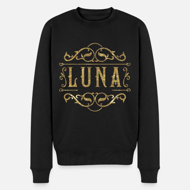 Luna or - Pull Premium bio Homme - noir