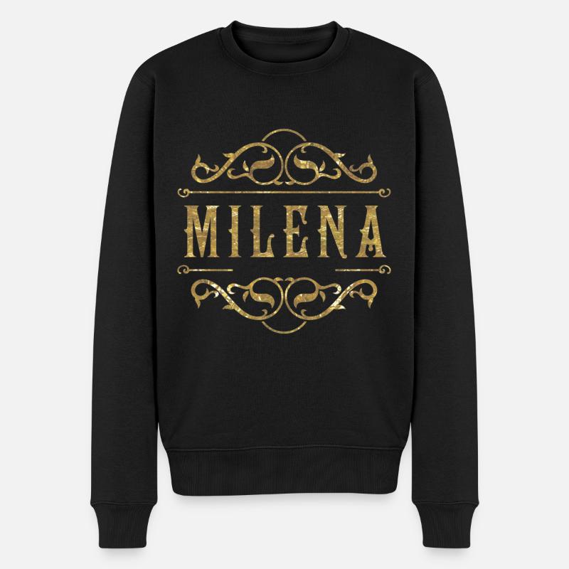 Milena or - Pull Premium bio Homme - noir