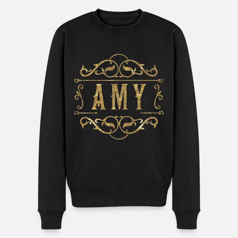 Amy or - Pull Premium bio Homme - noir