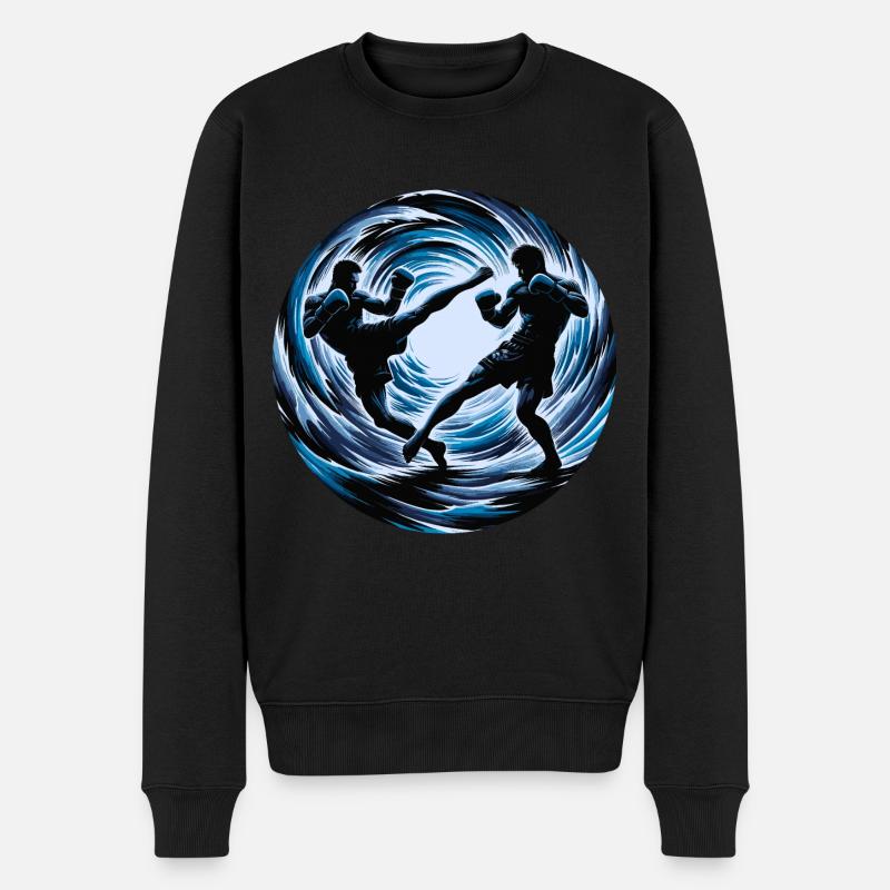 Combattants de Muay Thaï - Pull Premium bio Homme - noir