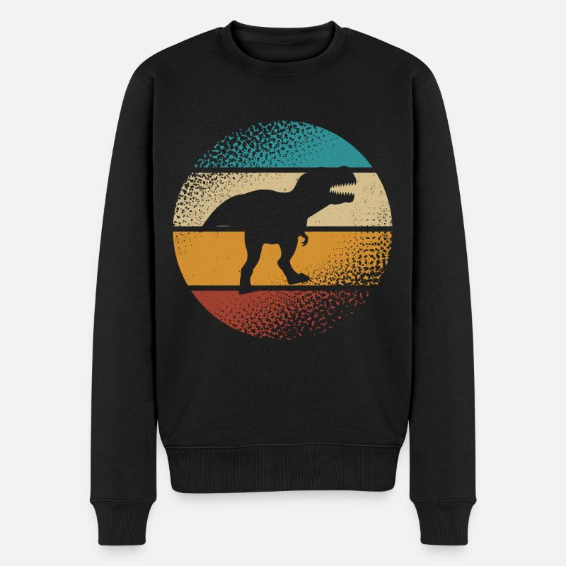 T Rex - Pull Premium bio Homme - noir