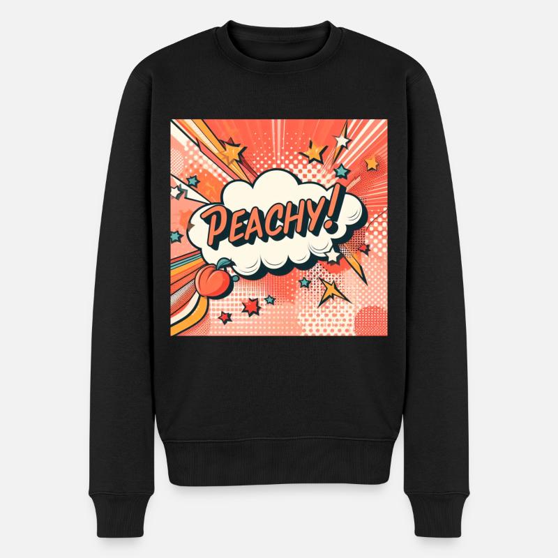 Pêche Pêche - Pull Premium bio Homme - noir